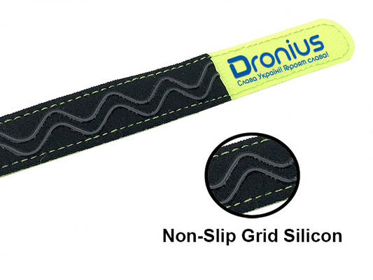 Dronius Kevlar Stitched Non-Slip Silicone Battery Straps 20x250mm